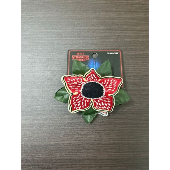 Stranger Things Demogorgon Flower Claw Hair Clip